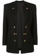 Comme Des Garçons Pre-owned Double Breasted Structured Jacket - Black