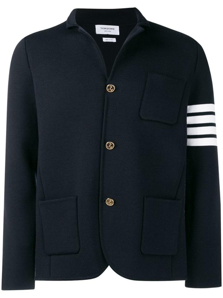 Thom Browne Triple Stripe Blazer - Blue