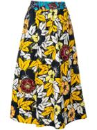 5 Progress Floral Print Skirt - Yellow