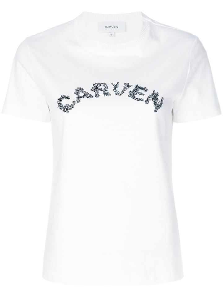 Carven Short Sleeved T-shirt - White