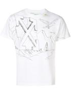 Off-white Diagonal Eagle Print T-shirt