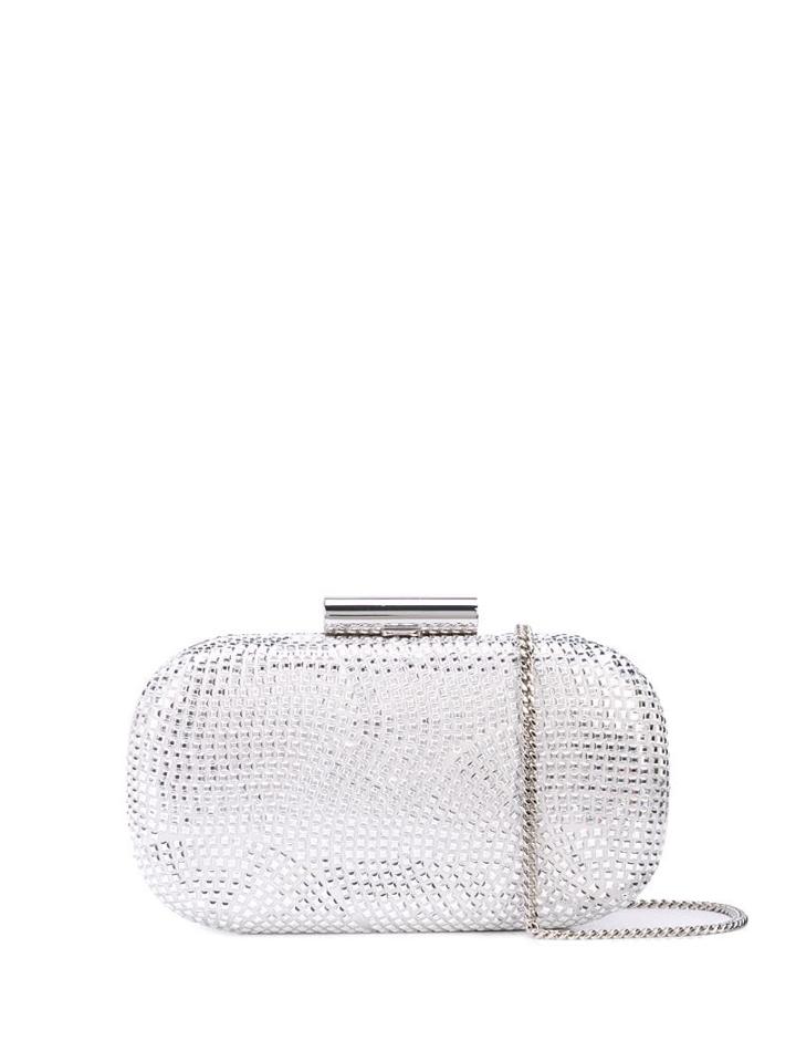 Tadashi Shoji Mini Clutch Bag - Silver