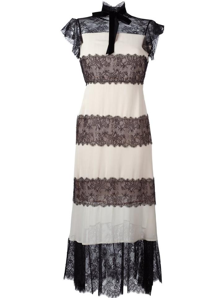 Philosophy Di Lorenzo Serafini Lace Panels Mid-length Dress