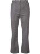 Altuzarra High-waisted Cropped Trousers - Grey