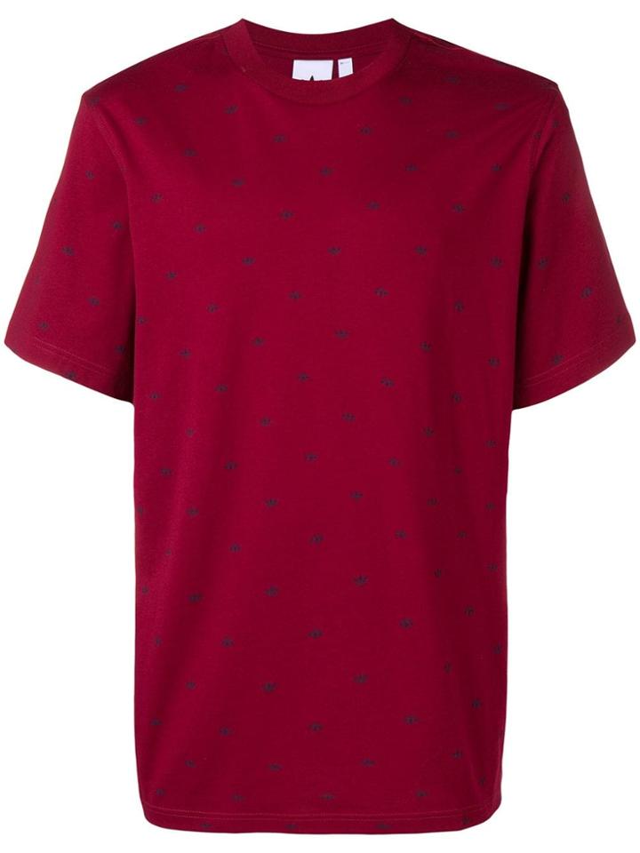 Adidas Allover Print Trefoil T-shirt - Red