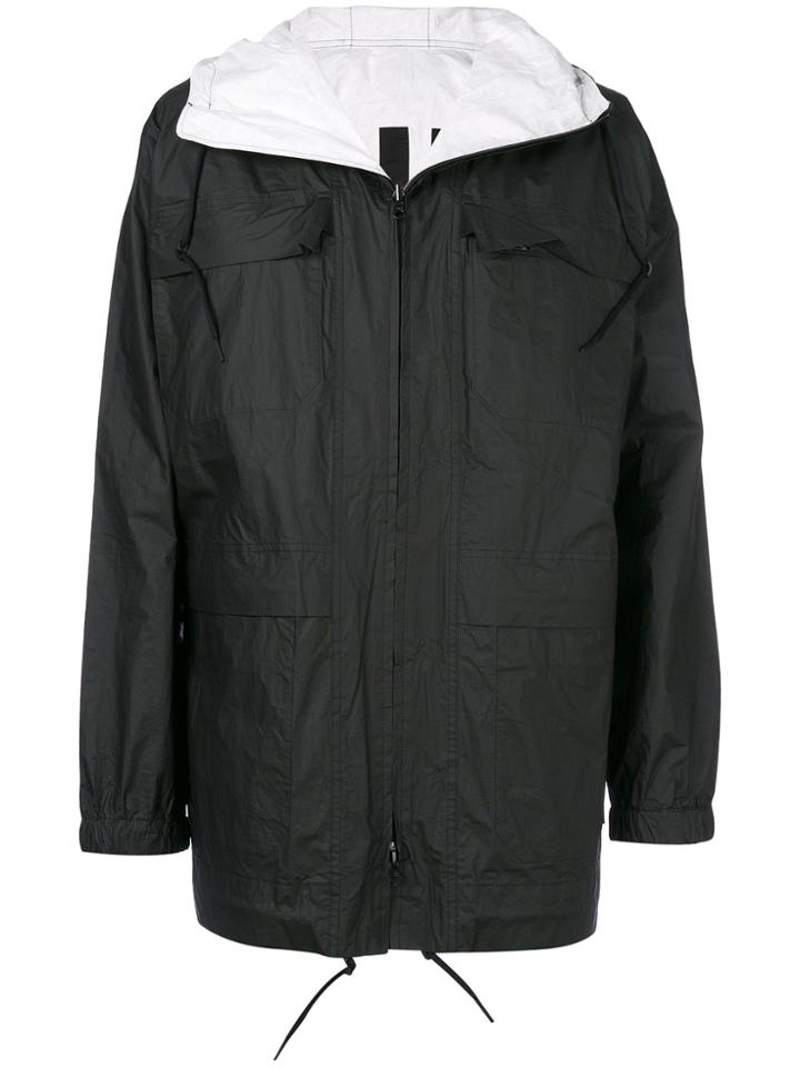 Y-3 Reversible Hooded Jacket - Black