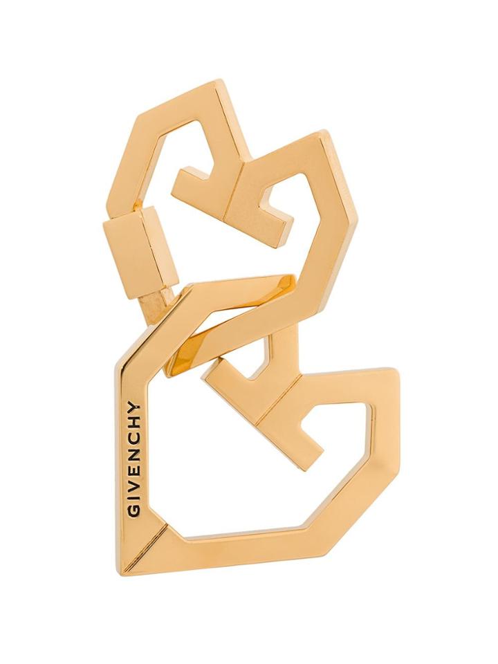 Givenchy Heart Charm Brooche - Gold