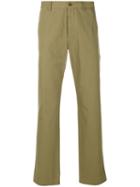 Maison Margiela - Straight Trousers - Men - Cotton - 46, Green, Cotton