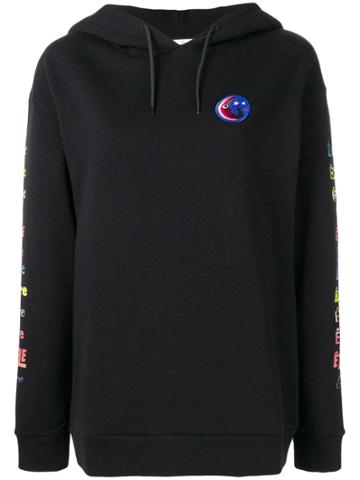 Être Cécile Etre List Oversized Hoodie - Black