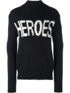 Ermanno Scervino 'heroes' Sweater, Men's, Size: 52, Black, Wool