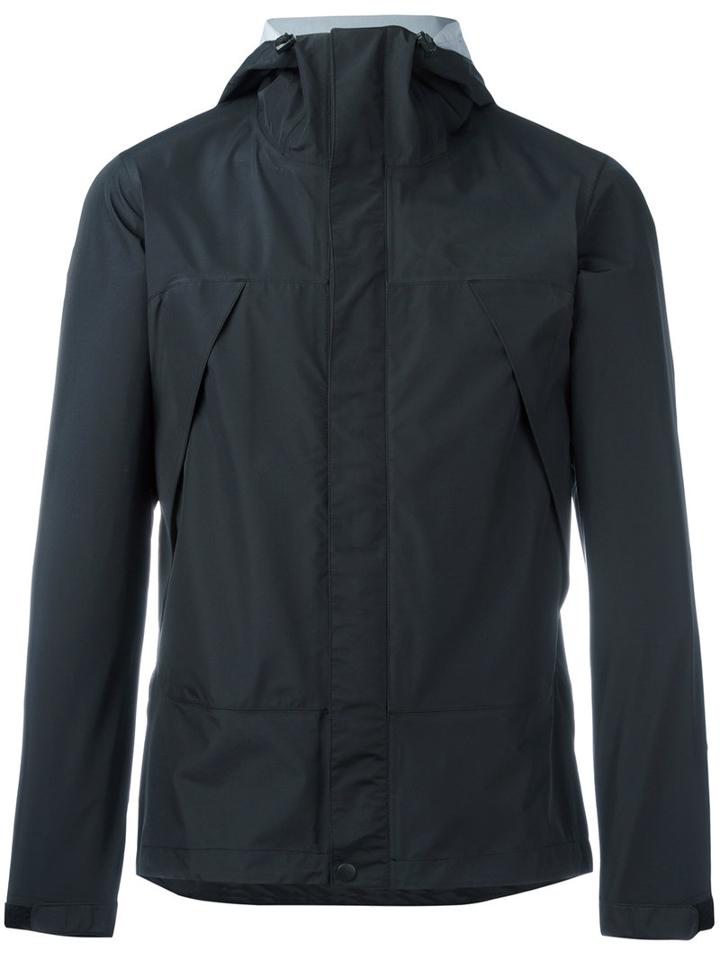 Junya Watanabe Comme Des Garçons Man Hooded Anorak Jacket, Men's, Size: Xl, Black, Nylon