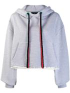 Alanui Embroidered Map Hoodie - Grey