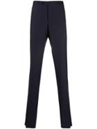 Canali Slim Fit Tailored Trousers - Blue