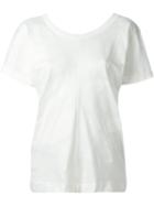 Marni Leaf Print T-shirt, Women's, Size: 42, White, Cotton