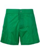 Moncler - Elasticated Swim Shorts - Men - Polyamide/polyester - S, Green, Polyamide/polyester