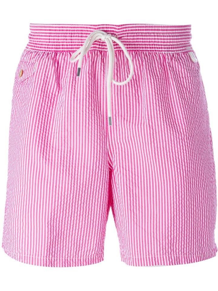 Polo Ralph Lauren Pinstriped Swim Shorts