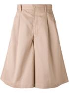 Comme Des Garçons Shirt - Dashield Wide-legged Shorts - Men - Cotton - M, Nude/neutrals, Cotton