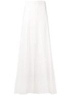 Brunello Cucinelli Maxi A-line Skirt - White