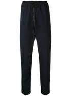 Joseph - Louna Gabardine Sweatpants - Women - Cotton/spandex/elastane/viscose - 38, Women's, Blue, Cotton/spandex/elastane/viscose
