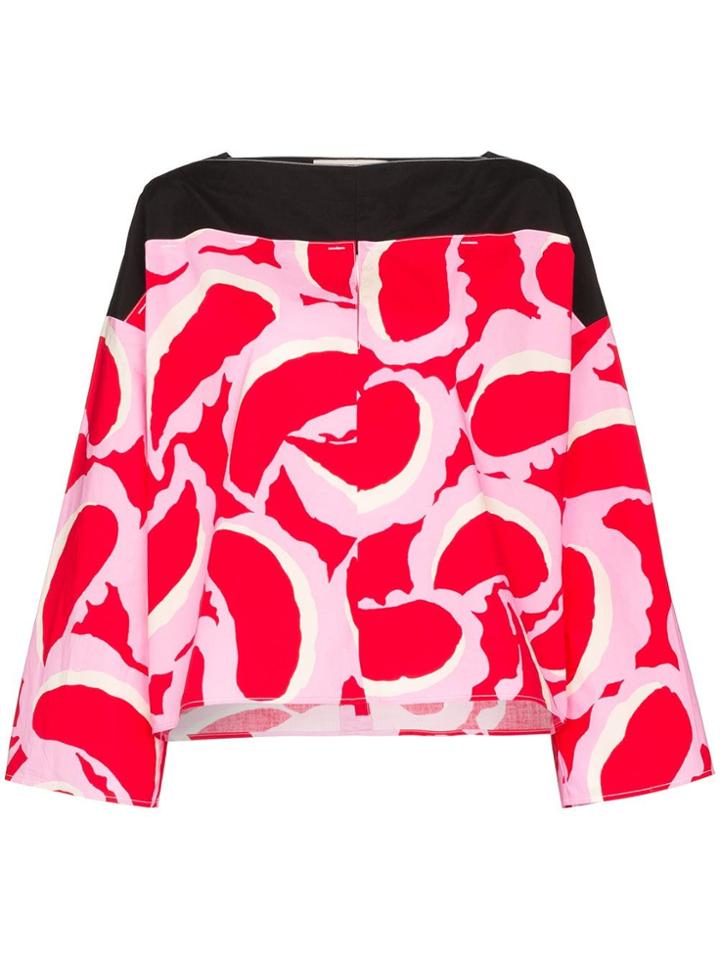 Marni Clematis Print Top - Pink
