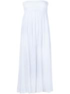 Majestic Filatures 2-in-1 Maxi Skirt Tube Dress, Women's, Size: 3, White, Linen/flax