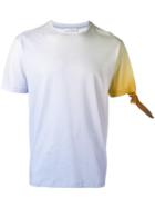 J.w.anderson Contrast Sleeve T-shirt, Men's, Size: 48, Yellow, Cotton