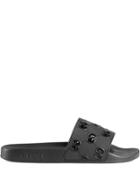 Gucci Rubber Gg Slide Sandal - Black