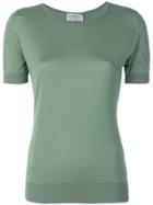 John Smedley Daniella Shortsleeved Jumper - Green