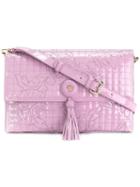 Versace 'vanitas' Crossbody Bag, Women's, Pink/purple