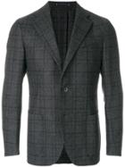 Bagnoli Sartoria Napoli Checkered Blazer - Grey