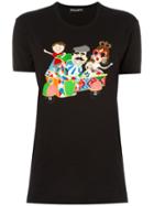 Dolce & Gabbana Dg Family Patch T-shirt, Women's, Size: 38, Black, Cotton