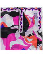 Emilio Pucci Vallauris Print Silk-twill Scarf - Purple