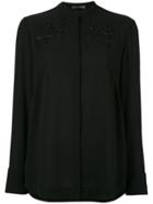 Alexander Mcqueen Embroidered Blouse - Black