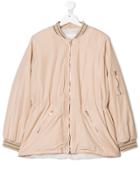 Chloé Kids Bomber Parka - Nude & Neutrals