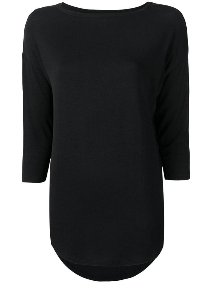 Majestic Filatures Loose Fit Knitted Top - Blue