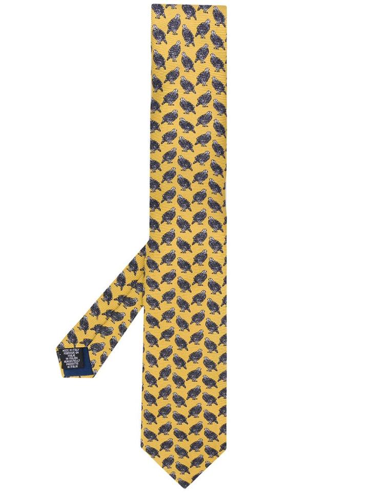 Holland & Holland Hugo Guinness Pheasant Tie - Yellow