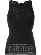 Versace Collection Sleeveless Tank Top - Black