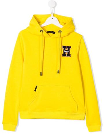 My Brand Kids Teen H Patch Hoodie - Yellow