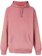 Supreme Gradient Sleeve Hooded Sweatshirt - Pink