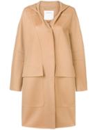 Sportmax Single Breasted Duffle Coat - Brown