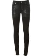 Alyx Contrast Panel Skinny Trousers - Black