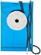 Mm6 Maison Margiela Tie Closure Crossbody Bag - Blue