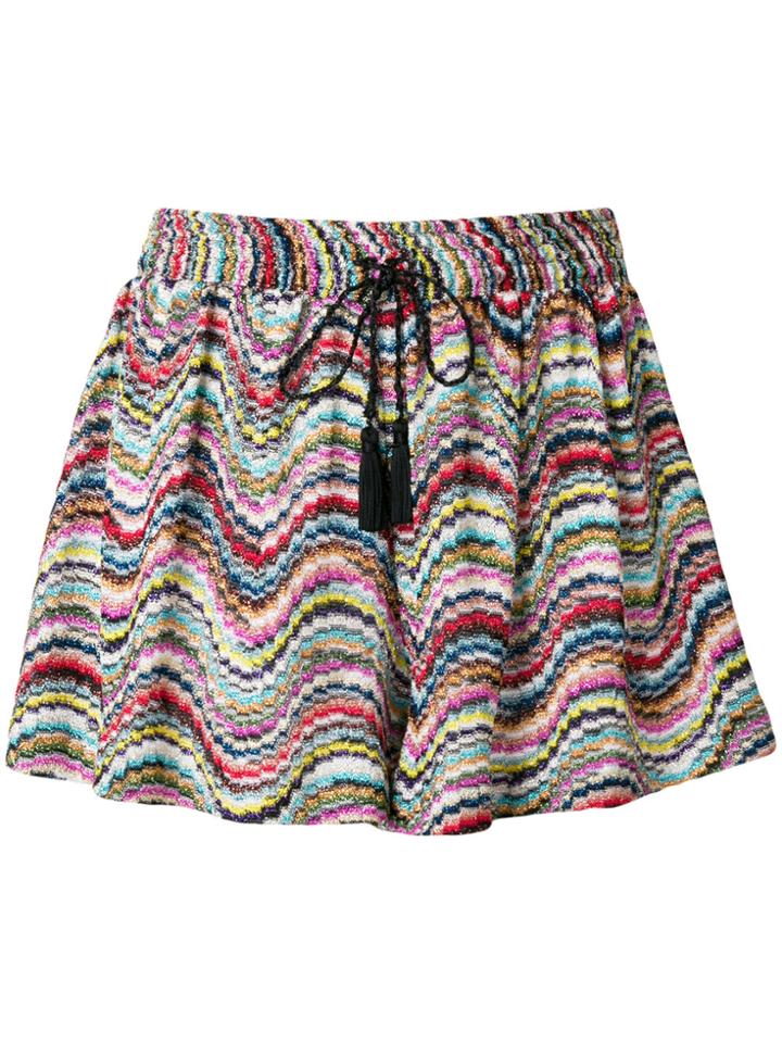 Missoni Mare Drawstring Rainbow Shorts - Multicolour
