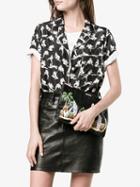 Elisabeth Weinstock Harbour Island Surf Clutch, Women's, Black, Leather