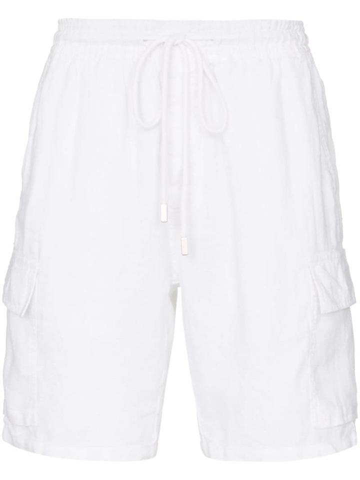 Vilebrequin Baie Linen Cargo Shorts - White