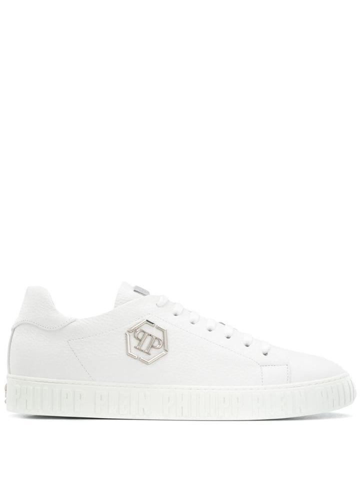 Philipp Plein All Over Pp Sneakers - White