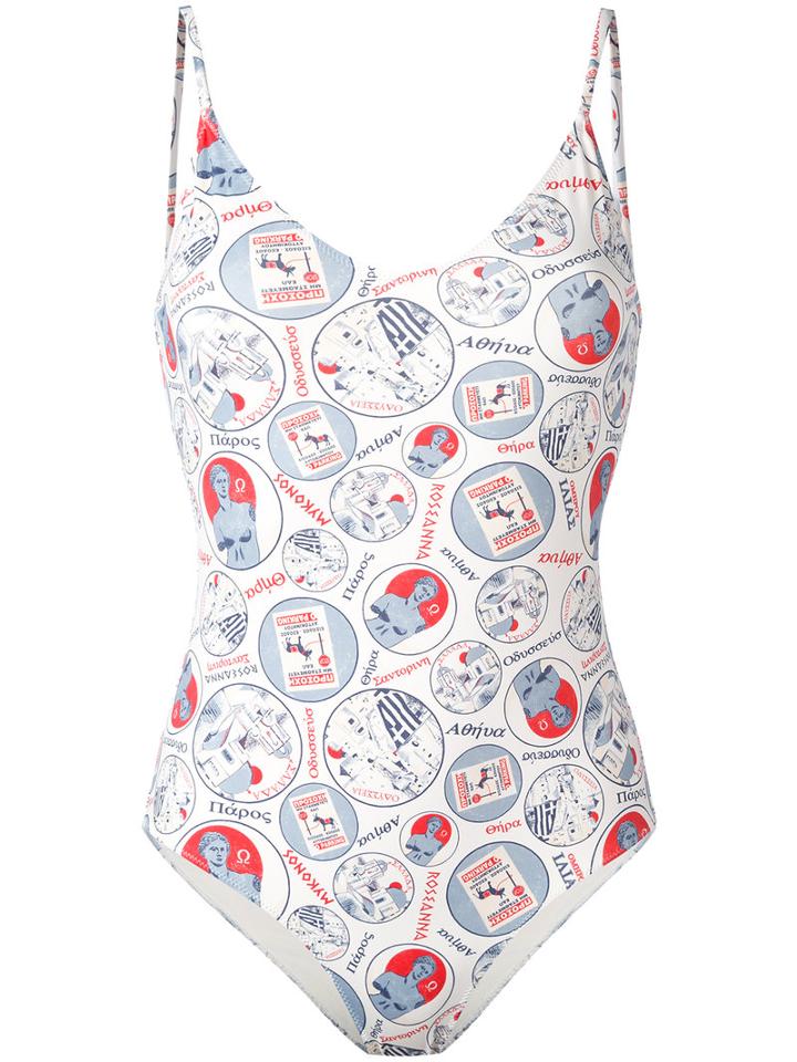 Roseanna - Kykonos Print Swimsuit - Women - Polyamide/spandex/elastane - 36, White, Polyamide/spandex/elastane