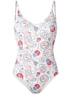 Roseanna - Kykonos Print Swimsuit - Women - Polyamide/spandex/elastane - 36, White, Polyamide/spandex/elastane
