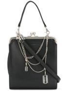 Jean Paul Gaultier Vintage Razor Pendant Chain Bag, Women's, Black