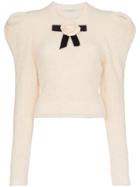 Philosophy Di Lorenzo Serafini Rose Alpaca Wool-blend Knitted Sweater